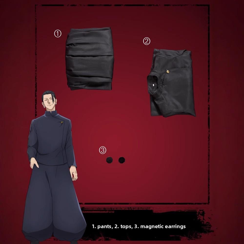 Jujutsu Kaisen Gojo Satoru And Geto Suguru Cosplay Costume With Polyester Fabric For Anime Fans