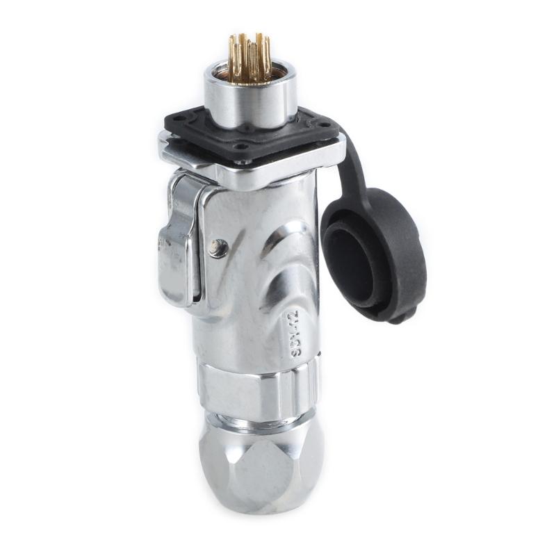 LP12 with LP13 Socket Fast Screw Locking Aviation Connectors For Industrial LED Lights Multiple Functional