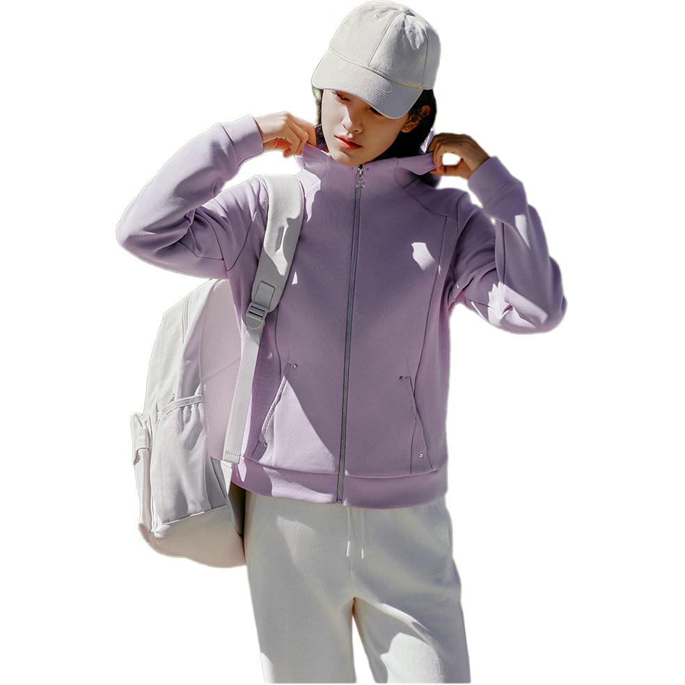 Anta Training Series Simple Casual Versatile Zip Hoodie Women hoodies 162617710S-4