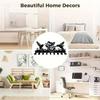 CIFbuy™ Rust-Resistant Metal Wall Hook Rack - Space-Saving Coat Hat Key Hanger with Decorative Design