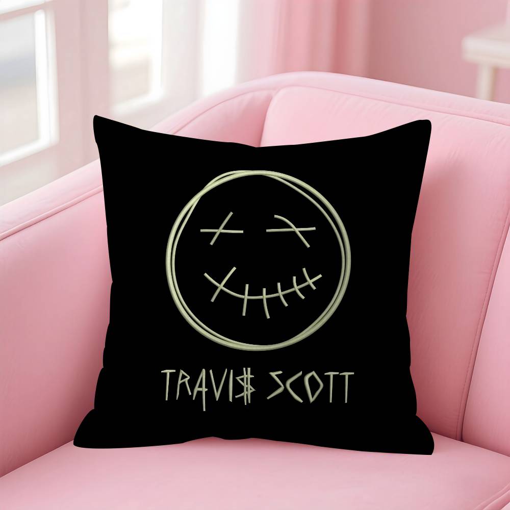 Rapper T-Travis Anime S-Scott Cushion Cover Decorative Pillow Sofa Home Decor Case Pillow Cases
