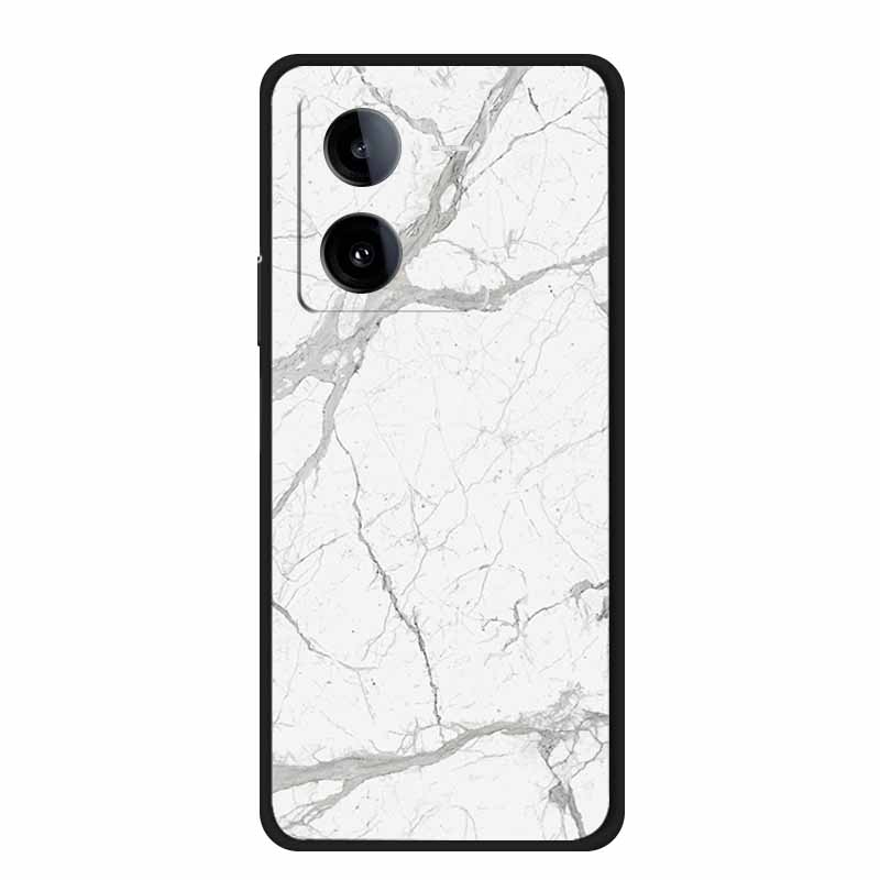 Phone Cover For Vivo iQOO Z8 5G Cases 6.64" Marble Soft TPU Silicone Para for Vivo iQOO Z8 V2314A 2023 Back Case Bumper Fundas