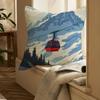 Ski Resort Prop Pillow Case Printing Pillowcase Living Room Sofa Cushion Cover Bedroom Room Decor