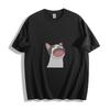 Screaming Cat T-Shirt - Hilarious Yowling Kitty Design Unisex Tee