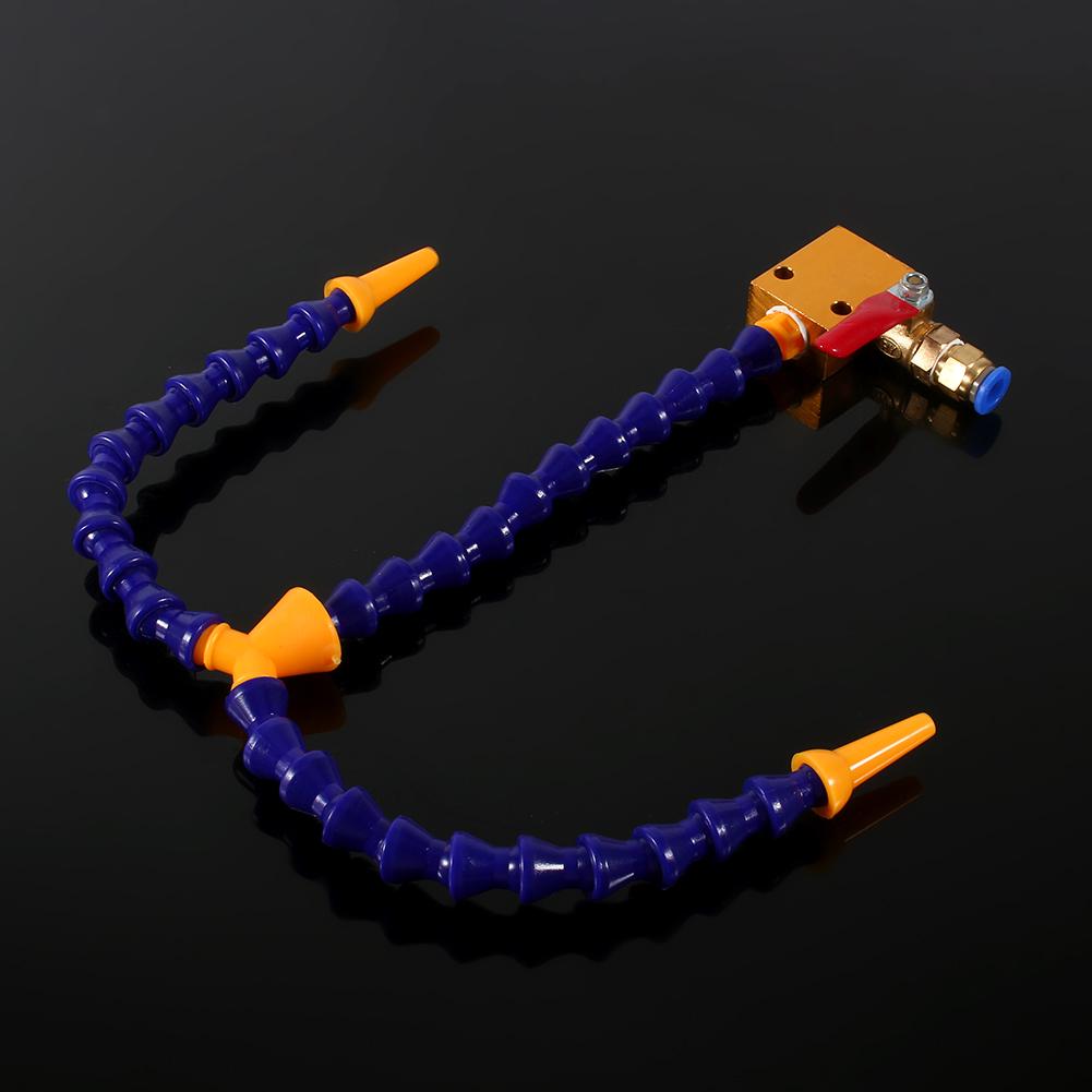 Mist Cooling Spray System Bidirection Tube   Valve for 8mm Air Pipe CNC Lathe