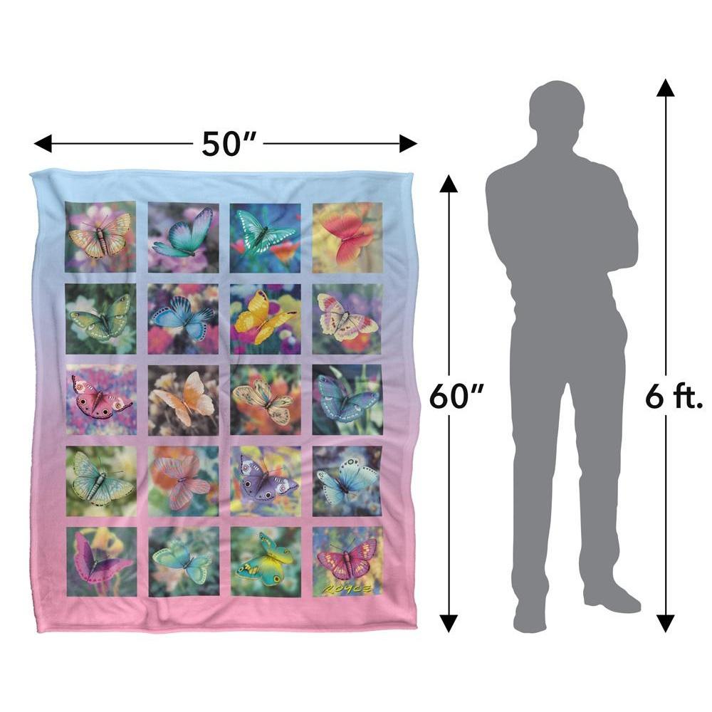 Royce McClure Silky Butterfly Box Supersoft Blanket
