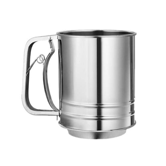 Przesiewacz do mąki Ręczny Sito do mąki Drobne oczko Przesiewacz do pieczenia Wszechstronny Gładki Narzędzie do przesiewania mąki