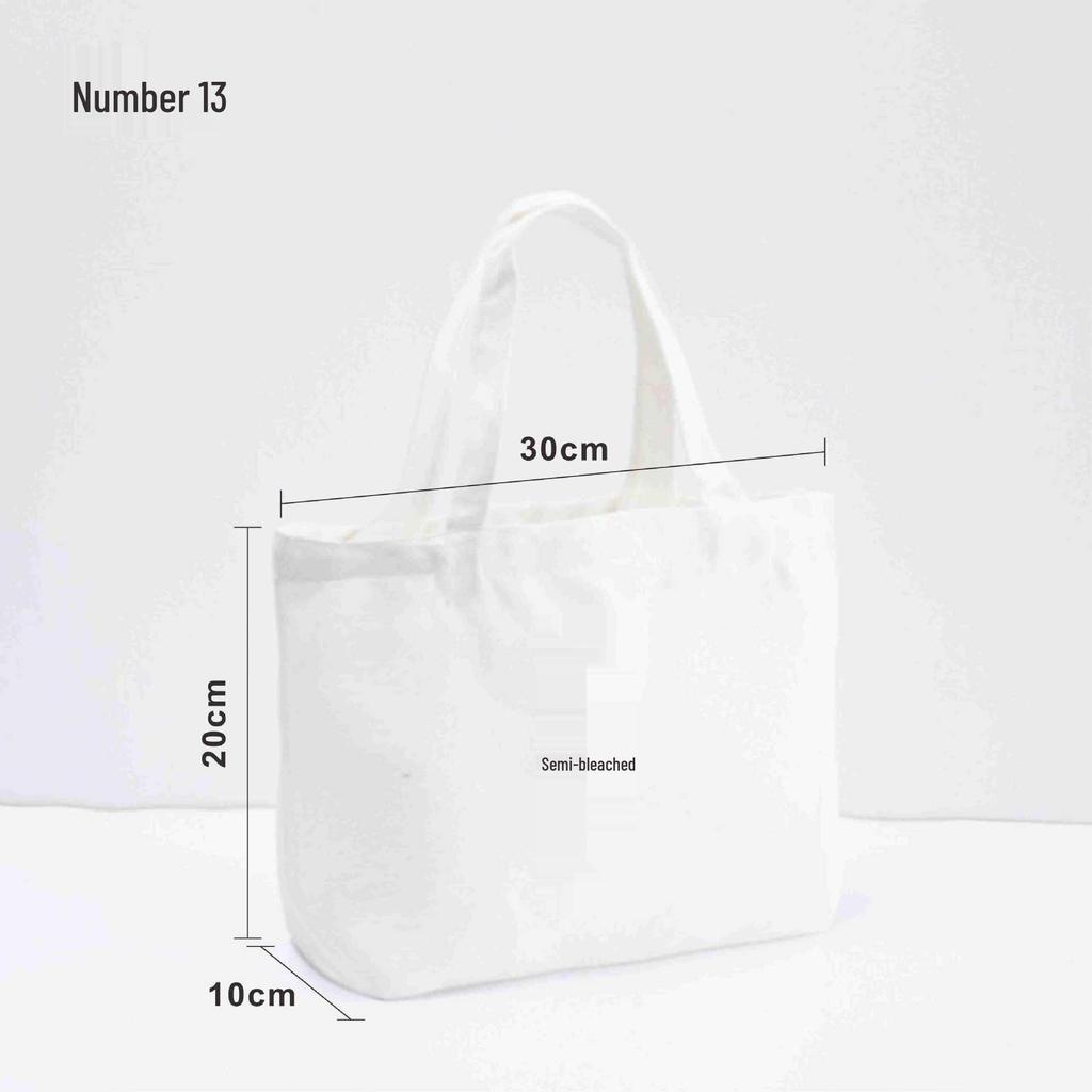 Custom Logo Handheld Gift Bag - Digital Print Polyester Cotton Canvas Bag