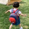 Adorable Cartoon Print Canvas Backpack For Kids With Comfortable Air Cushion Straps