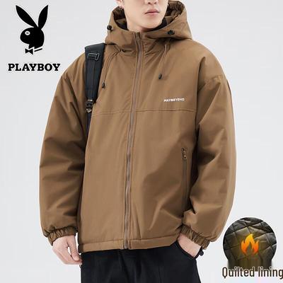 Men's Padded Hooded Casual Jacket