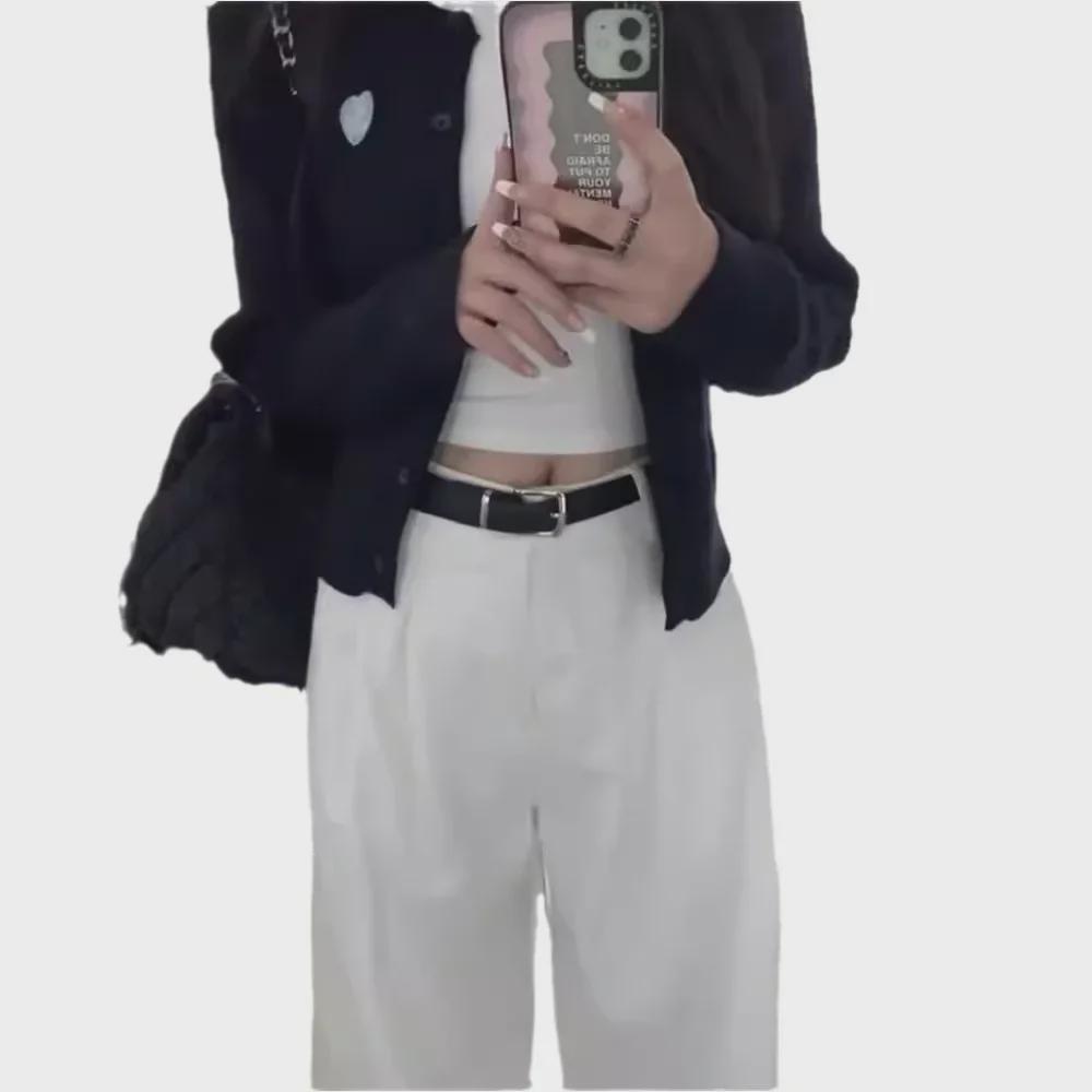 High-Waist Wide-Leg Retro Drape Jeans for Petite Women
