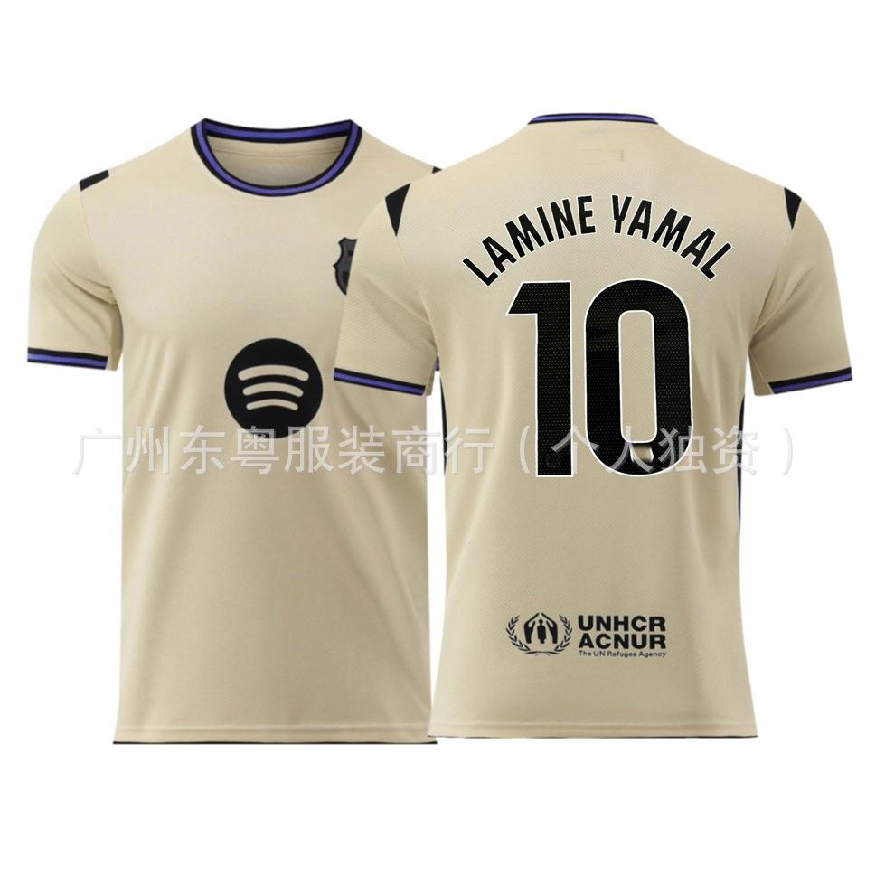 New Real Madrid Mbappe Liv Barcelona Man into Miami Jersey Adult Football Suit Club Short Sleeve Shirt