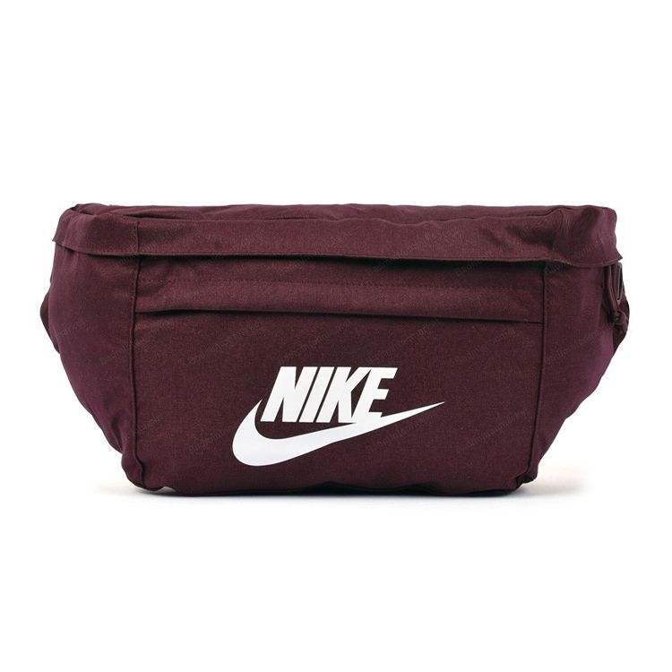Nike Casual Fashion Zipper Crossbody Waist Bag Unisex bags Burgundy BA5751-681 Burgundy