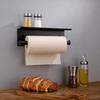 Holder Mount Bhroom Accessories Saving with Paper Towel for Washroom