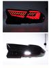 Compatible Smoked Black Taillight Assembly with Flowing Turn Signal for 10th Gen Accord Starlight Model