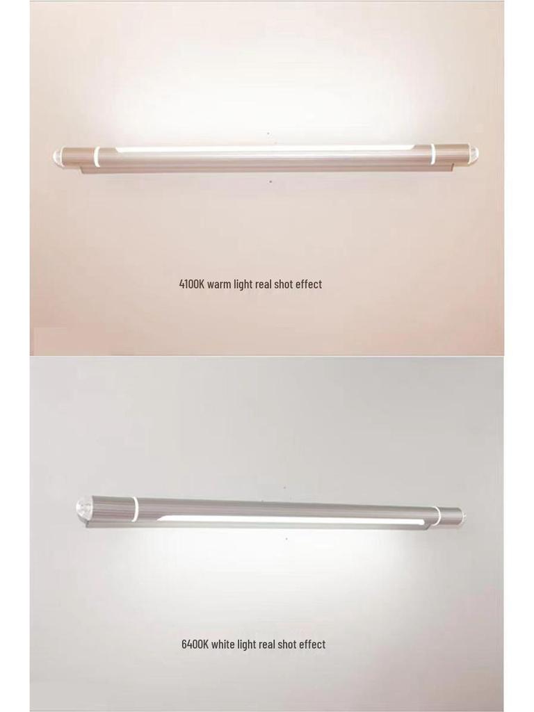 LED Waterproof Bathroom Vanity Light with High Transmittance PVC and Aluminum