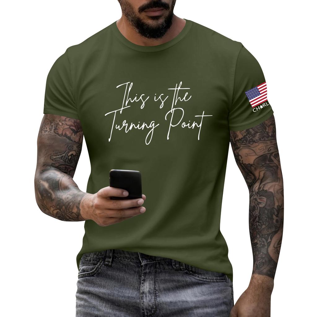 Модная одежда для работы с коротким рукавом и круглым вырезом, принтованные топы для мужчин, летние топы