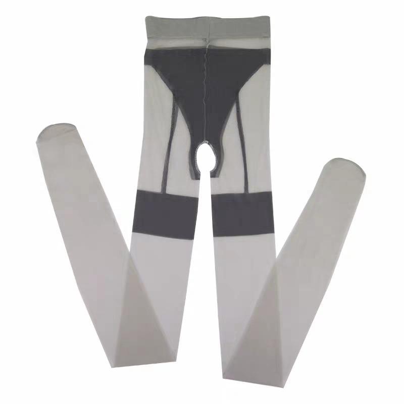 Detaily Dámské Sexy Sexy Punčochy Krajkové Spodní Prádlo Punčochové Kalhoty s Vysokým Pasem