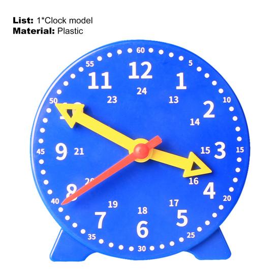 Clock Toys Hand-eye Coordination Concentration Teaching Aids Three-needle Early Preschool Teaching
