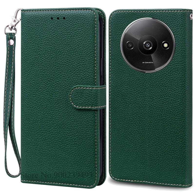 Pro Redmi A3 Pouzdro Kožené Peněženkové Vyklápěcí Pouzdro Pro Xiaomi Redmi A3 Kryt Ochranné Fundas Coque Pro Xiaomi Redmi A3 A 3 Pouzdro na Telefon