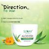 Sunny Herbals Aloevera Calendula Cream 250 gm Pack of 1 | Deep Hydration, Skin Soothing & Natural Face Nourishment