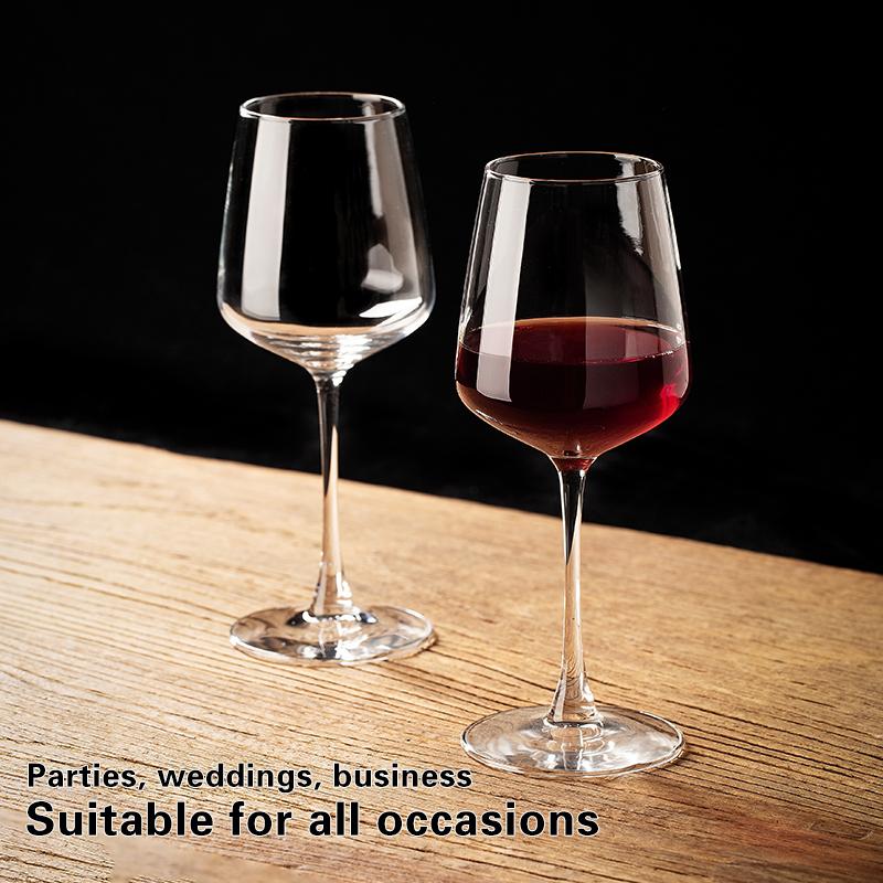 Red Wine Goblet ,Large Crystal Wine Glass, Christmas Durable Modern Beautiful Stemmed Wine Glasses,Clear Stylish Wine Glass