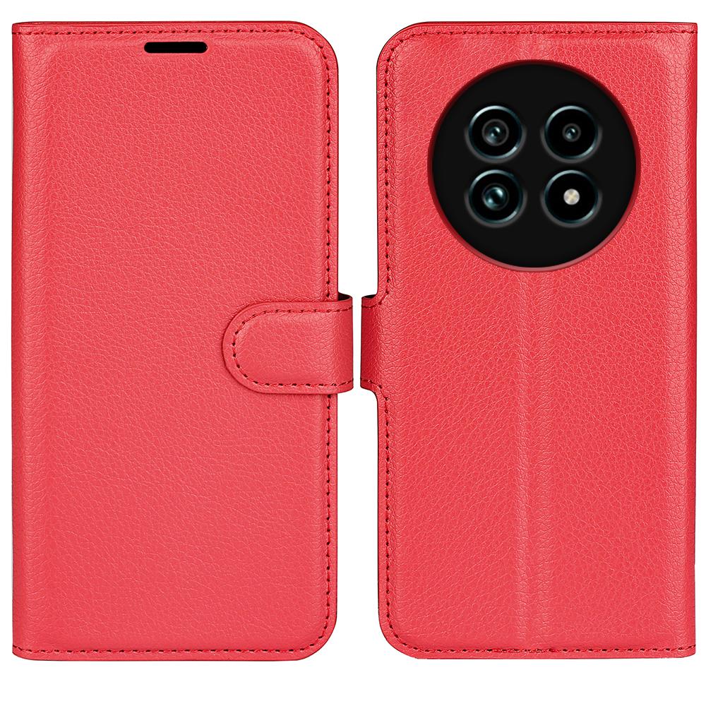 Pro Realme 13 Pro 5G (Globální)/13 Pro+ 5G (Globální) Pouzdro Textura Liči Nárazuvzdorné Kožené Peněženkové Pouzdro na Telefon