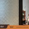 Transparent Frosted Glass Stiers Pattern Batoom Privacy Protection Against Light Exposure Home Decor Accories