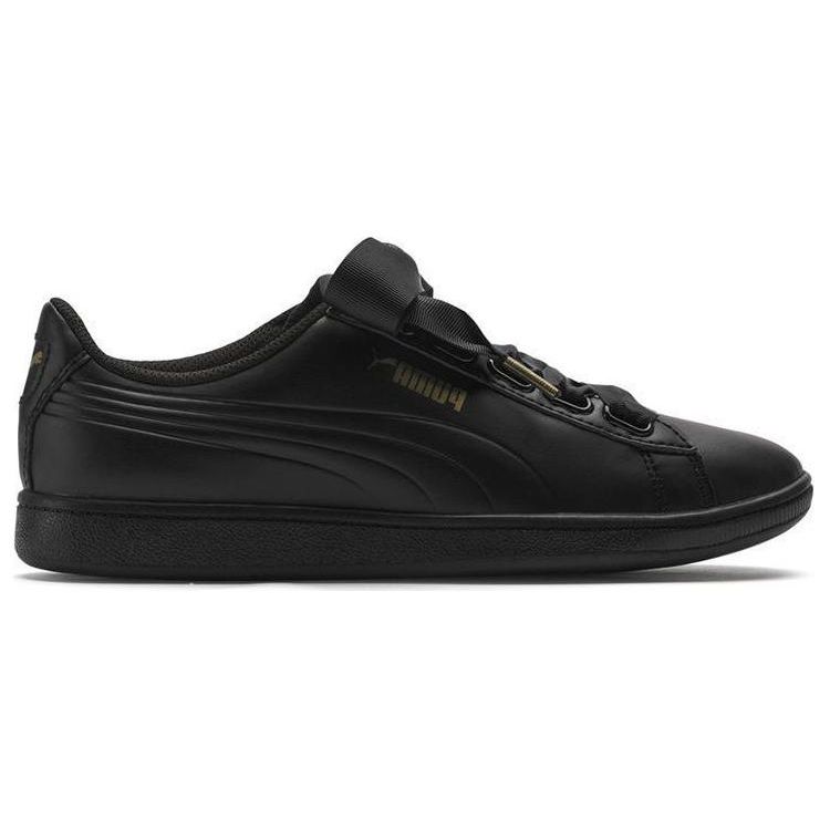 Puma Vikky Ribbon Satin Casual Low-Top Sneakers Women sneakers Black 366088-01