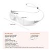New 3D Eyes Massager Electric Eye Massage Glasses EMS Red Light Eye Care Lighten Dark Circles Eye Relax Massager