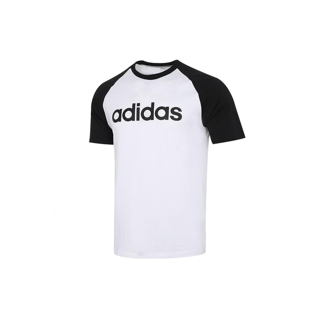 Adidas Neo Sports Round Neck Casual Breathable T-Shirt Men Tops White GP4898