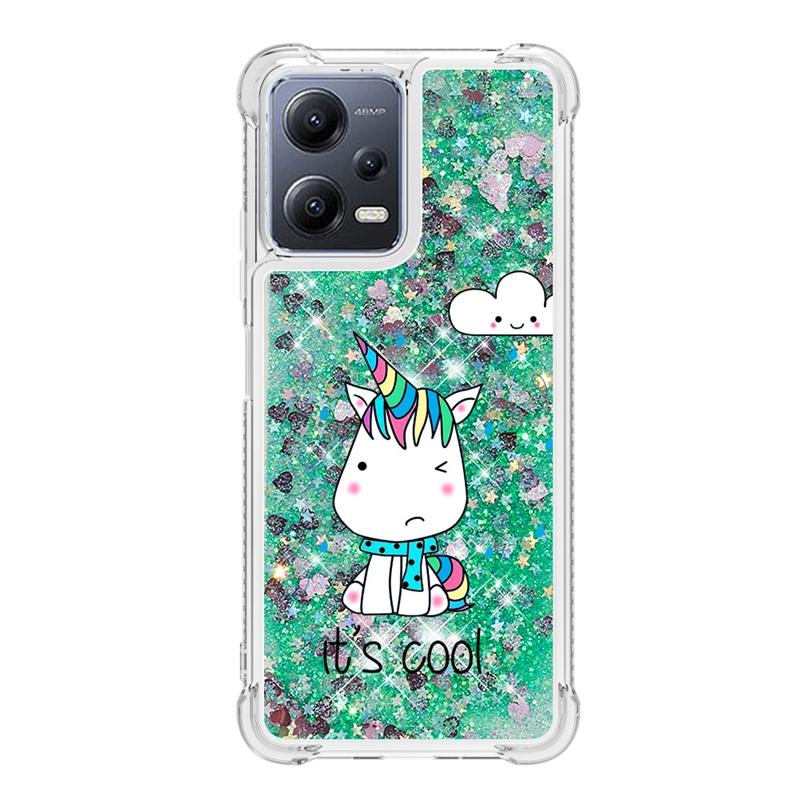 Redmi Note 12 Pro Case For Funda Xiaomi Redmi Note 12 Pro Cover Quicksand Dynamic Liquid Case On Redmi Note12 12Pro Phone Cases