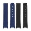 20MM Rubber Silicone Watch Strap Fit For Omega Seamaster 300 AT150 Aqua Terra Ultra Light 8900 Steel Buckle Watchband