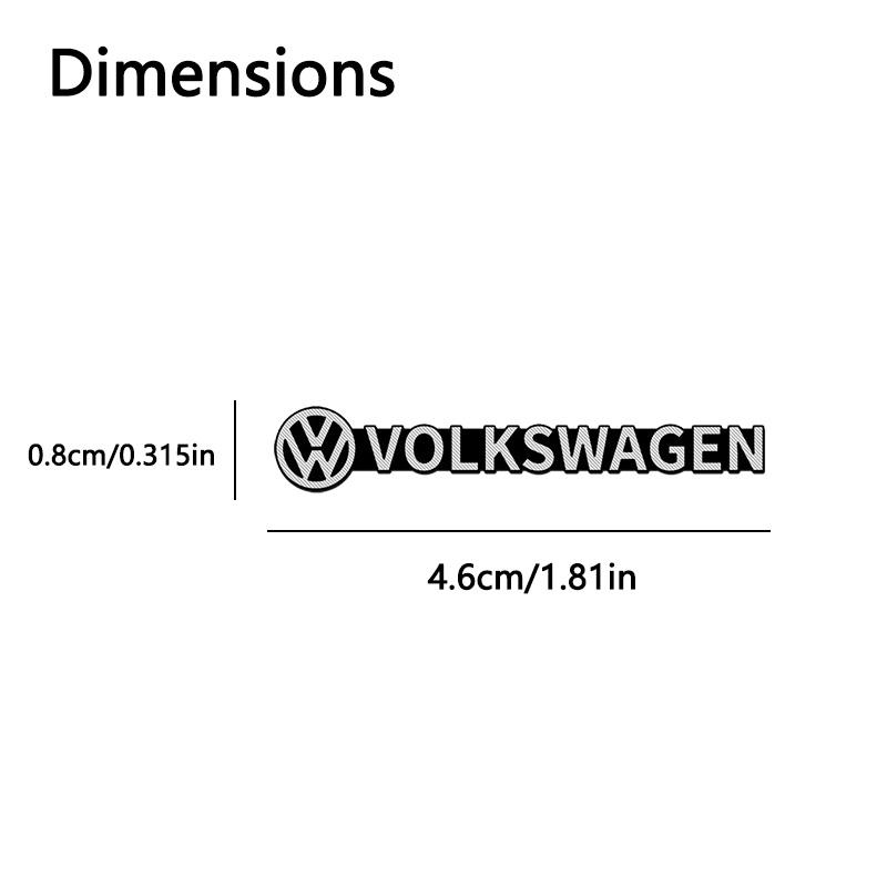 For VW 4Pcs Car Audio Speaker 3D Aluminum Emblem Logo Sticker Decal For Volkswagen VW GTI Polo Golf Passat Tiguan Arteon CC Taigo Jetta
