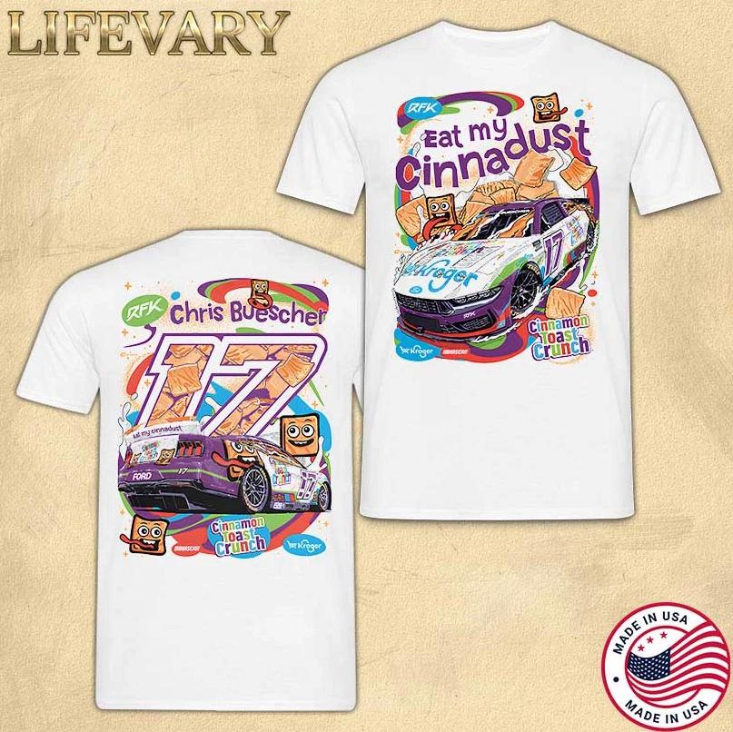 Chris Buescher s Exclusive Kroger Cinnamon Toast Crunch Racing T-Shirt S