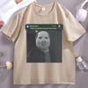 John Pork Meme T-Shirt Brainrot Tee Teenager Unisex Damen Baumwolle Kurzarm T-Shirt Bequem Lässig Rundhals T-Shirt Kleidung