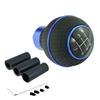 Lunsom PU Shift Knob 5 Speed Gear Shift Knob General Auto Manual Car (Blue)