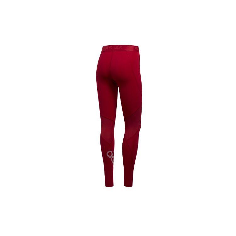 Adidas Training Tight Sports Pants Women Pants Brown Red FJ1960
