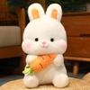 Kawaii Karotten-Hase Plüschtiere Entzückende Hasenpuppen Kuschelkissen Sanftes Tierkissen Mädchen Kinder Geburtstags-Weihnachtsgeschenke