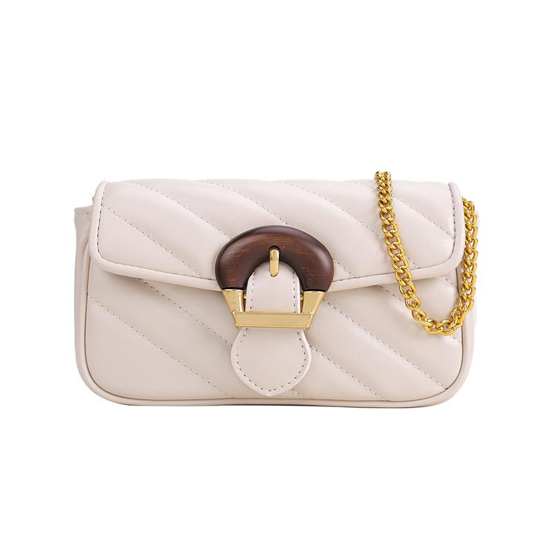 Xiaoxiangfeng Leichte Luxus Schultertasche Nische Bestickte Linie Kette High-End Umhängetasche Mini-Tasche Neuer Stil