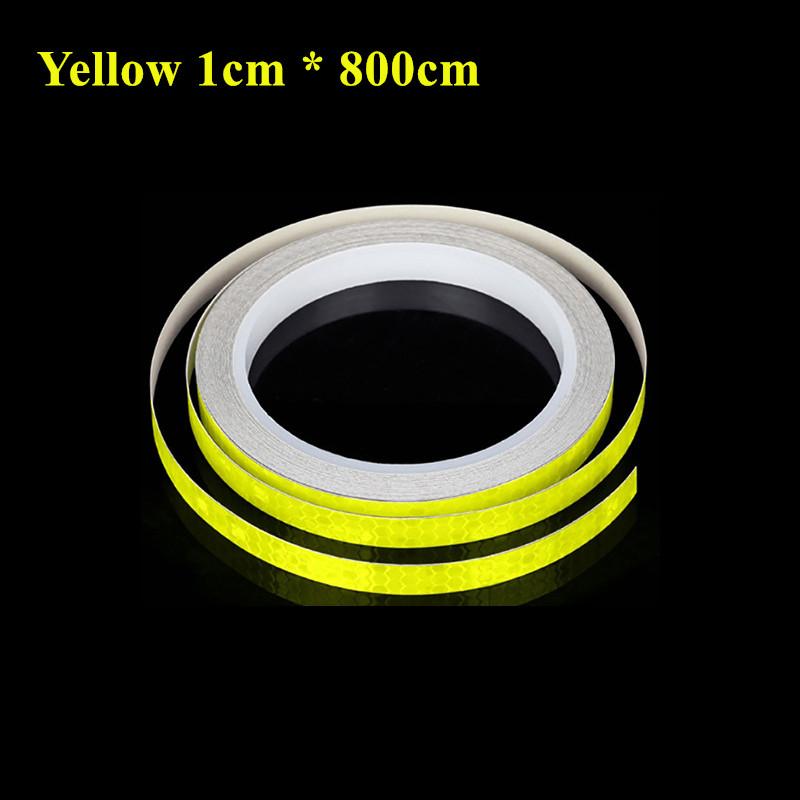 

Светоотражающая лента для мотоциклетных ободов, наклейки на колеса, наклейки, предупреждающие о безопасности автомобиля, аксессуары для стайлинга и декора мотоцикла, 5 цветов