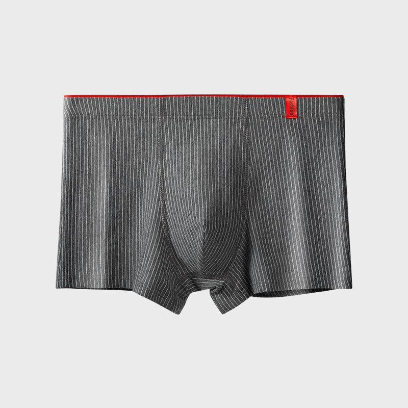 

Полосатое нижнее белье из чистого хлопка для мужчин, антибактериальное и дышащее, мужское нижнее белье больших размеров 6XL