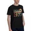 1973 50th Birthday Born In 1972 100 Cotton Casual Breathable Confortable Anime Mens TShirts Funny Gift
