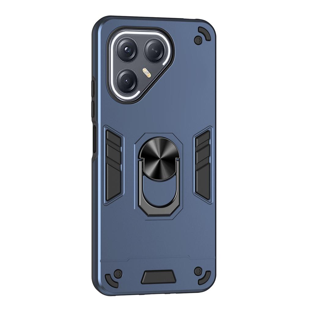 For TECNO Pova 7 Ultra 5G Case PC+TPU Drop Defend Phone Cover with Ring Kickstand