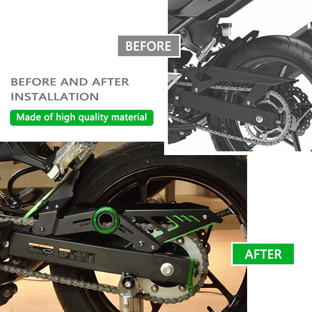 For Ninja400 Z400 Ninja 250 400 2017-2023 2022 Motorcycle Rear Fender Mudguard Wheel Hugger Splash Guard Bracket Accessories