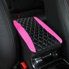 1*Universal Car Accessories Armrest Cover Center Console Box Pad Protector Pink