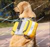 Outdoor Dog Backpack with Dual Snack Bags for Medium Large Dogs Pet For Carrier Hiking Camping Gear Dog Accessories