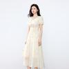 JOY SPEAKER 2025 Summer Elegant A-Line Midi Dress