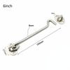 Multi-Color Door Hook: White, Black, Antique & Red Bronze, Stainless Steel, Windproof Room Door Bolt