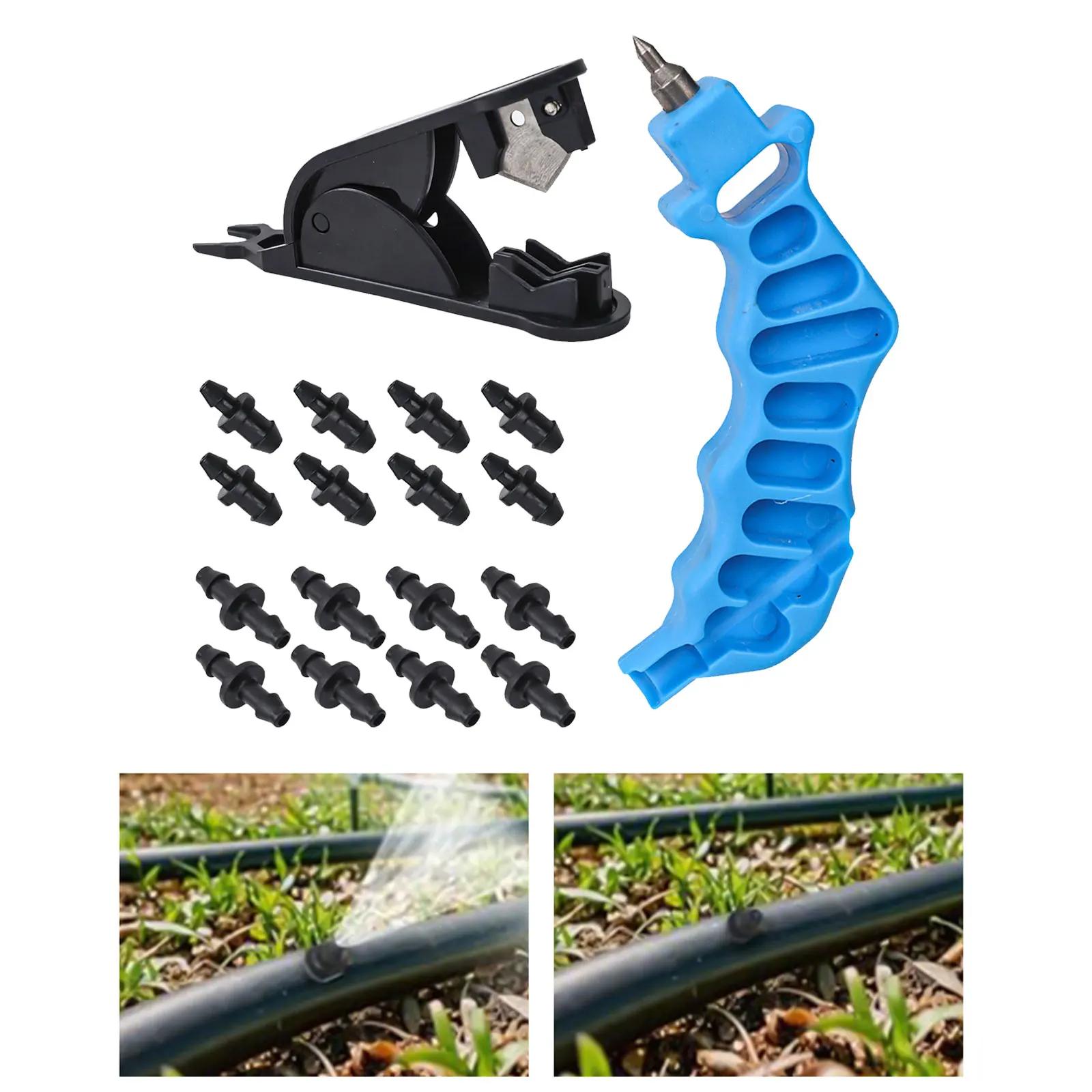 

Garden Maintenance Drip Irrigation Tool Set Hole Punching Tool Barbed Connectors Clean Cut Tubing Compatible Tubing China Mainland